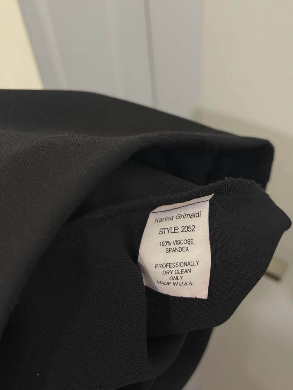 Karina Grimaldi Pants Size M Black - Picture 10 of 10